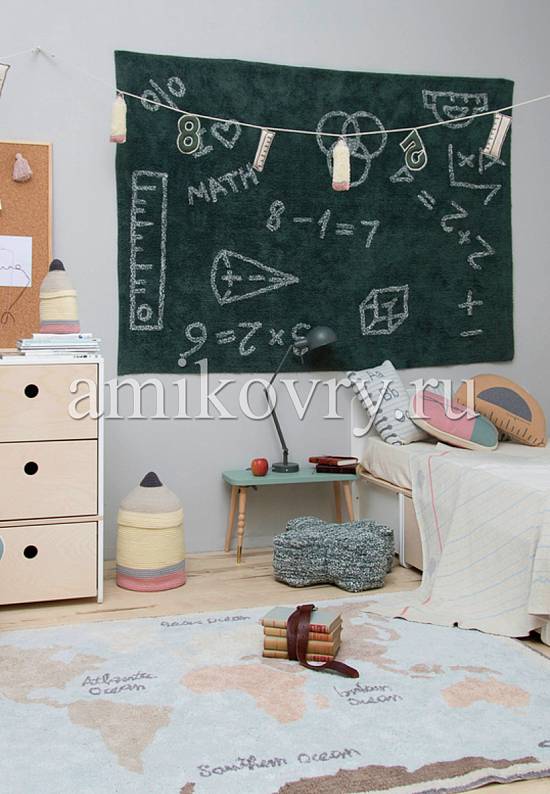 Детский хлопковый ковер Math C-ILOVEMATH