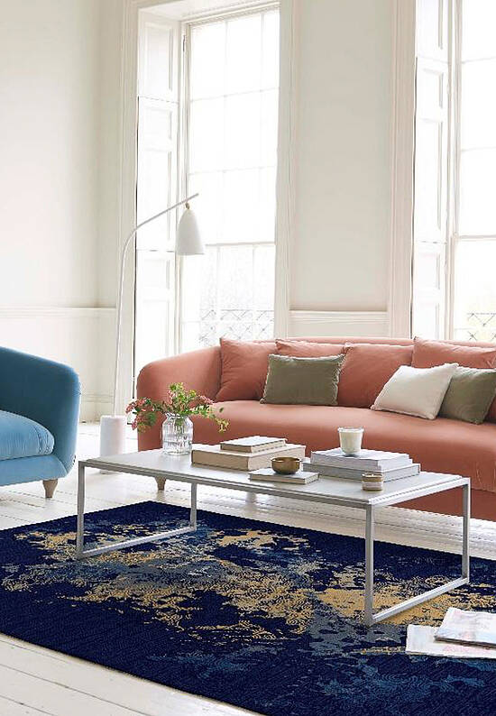 Монгольский шерстяной ковер EA5965-E22