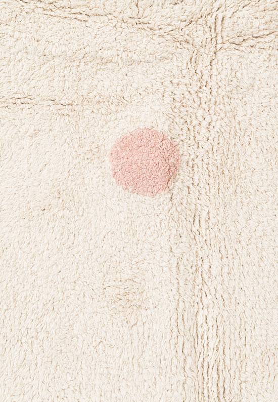 Детский стираемый ковер Hippie Polka Dots Vintage Nude