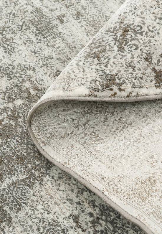 Синтетический бюджетный ковер F239-Gray-Beige