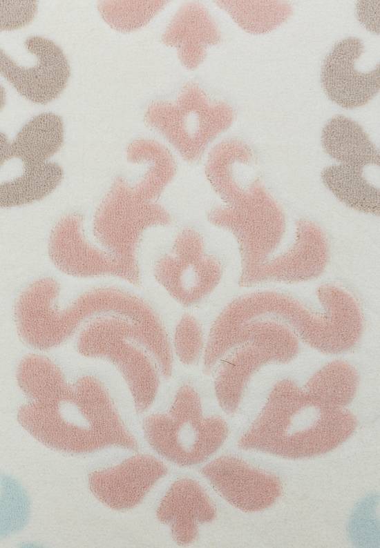 Пастельный коврик для ванной Damask 01 Powder Pink