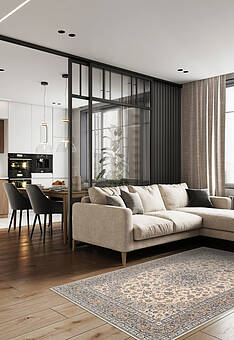 ковер в интерьере Prestige 8742-51633