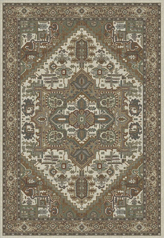 Классический тонкий ковер VA6417-V476