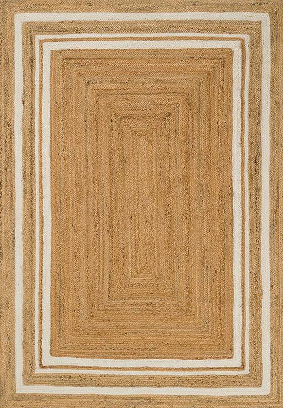 Циновка из джута ECH 10 Natural White XW