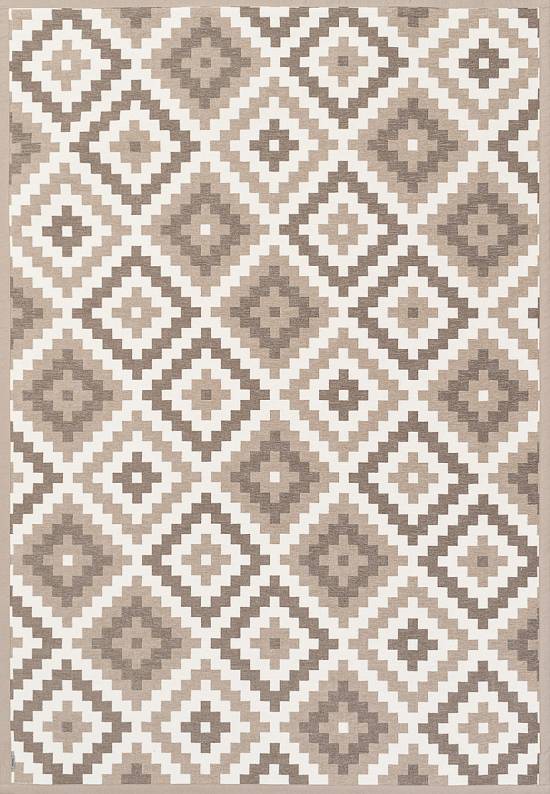 Двусторонний безворсовый ковер Saka-Beige