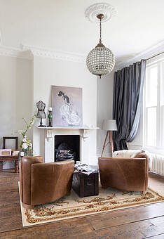 ковер в интерьере Prestige 8539-51053