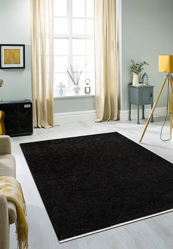 Двусторонний безворсовый ковер Black-62823