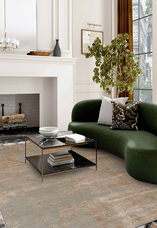 ковер в интерьере Project Error By Kavi 8/8-RWB ESK-431-Ashwood/Honey