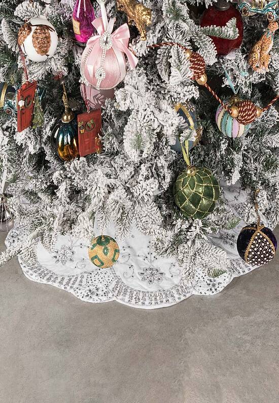 Коврик-юбка под ёлку