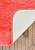 Розовый мягкий коврик для ванной 3526 Reddish Orange