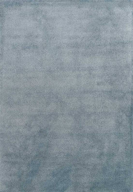 Однотонный ковер из полиамида Noble-Blue