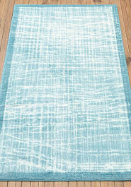 коврик для ванной в перспективе Confetti Bath Bella Stream 02 Ancient Blue
