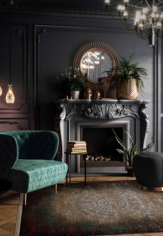 Иранский акриловый ковер UI3956