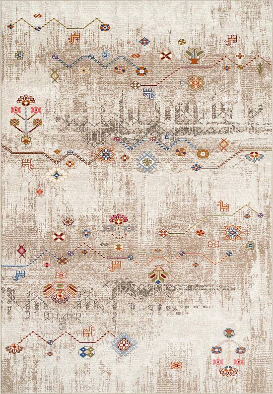 Шерстяной ковер из Монголии ES4761-E8