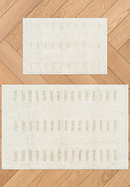 дизайн комплекта ковриков для ванной Irya Bath Togo-Ecru