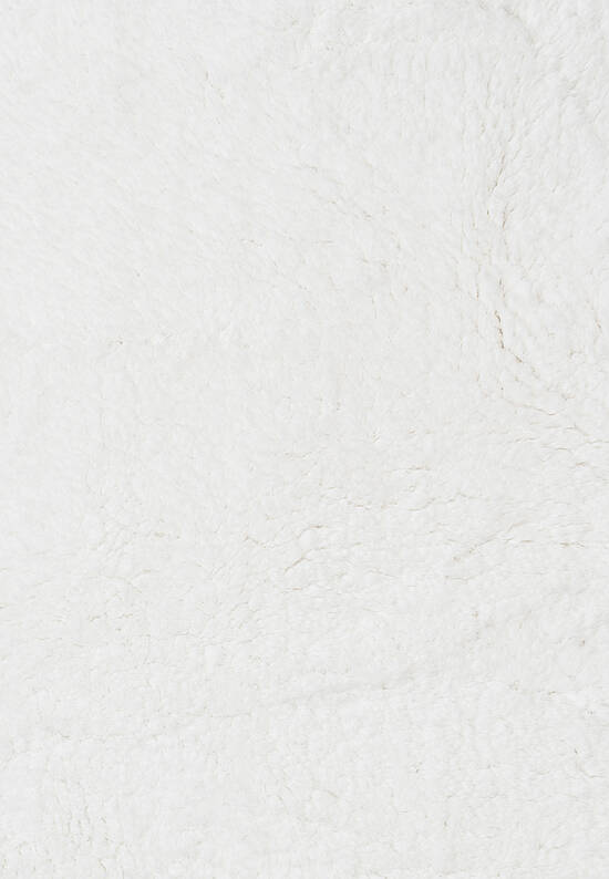 Белый коврик для ванной Organic Soft 1601 White