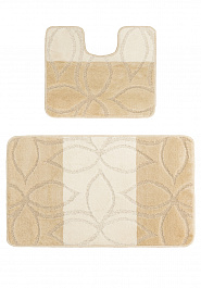 дизайн комплекта ковриков для ванной Confetti Bath Maximus Erdek 2540 Beige BQ
