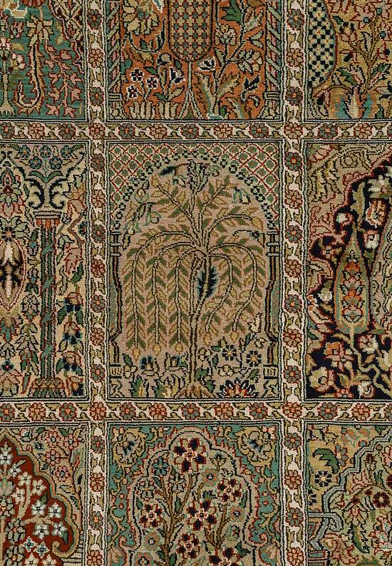 Шелковый ковер ручной работы IIST-GI97K2572 Hamdan