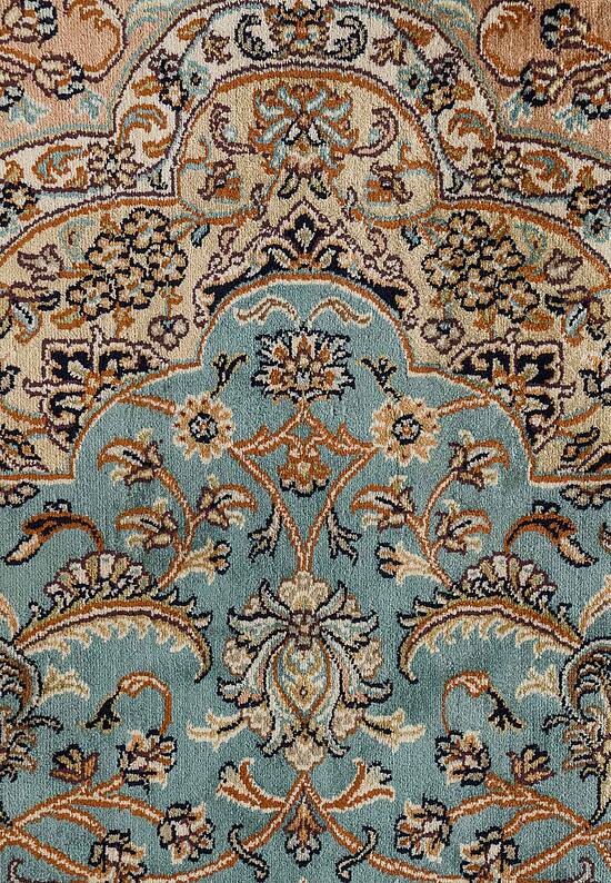 Шелковый ковер ручной работы IIST-GIKNKNE9J Kashan Ferozi