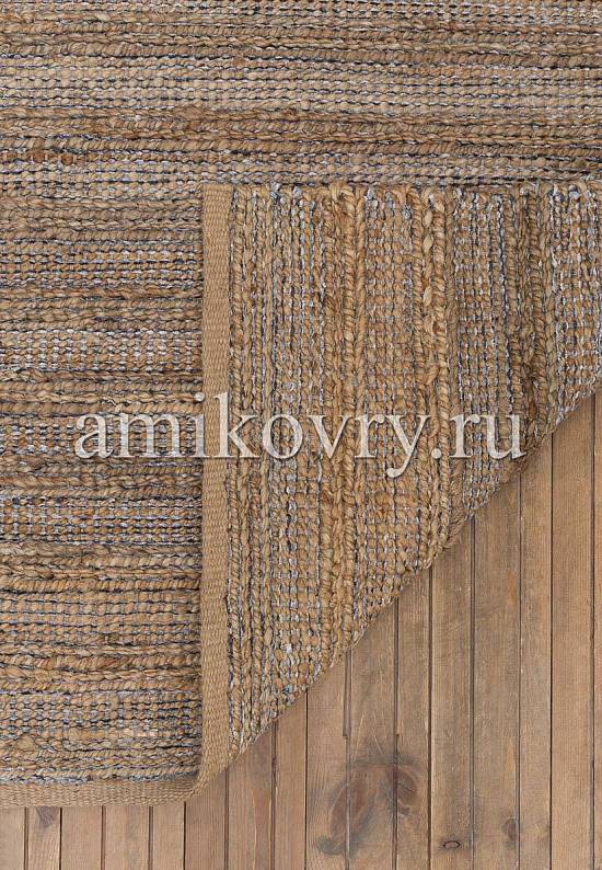 Ковер-циновка из натурального джута 601 Dhurrie-Navy