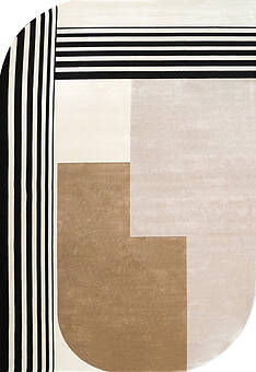 дизайн ковра Merano MRN 05 Cream Gold фигура