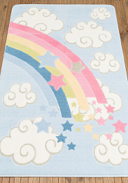 ковер в перспективе Confetti Kids Rainbow 01 Blue