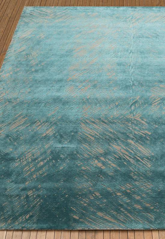 Индийский ковер ручной работы Deep Teal
