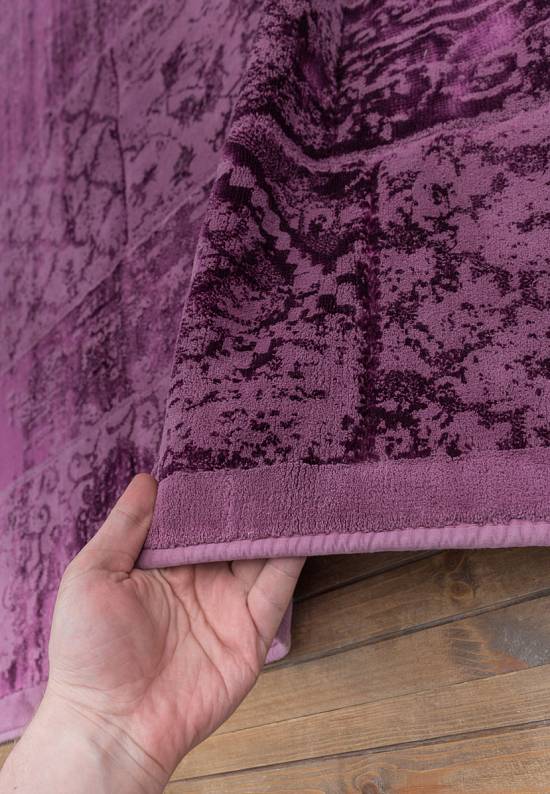 Турецкий ковер из хлопка и вискозы Patchwork Cherry