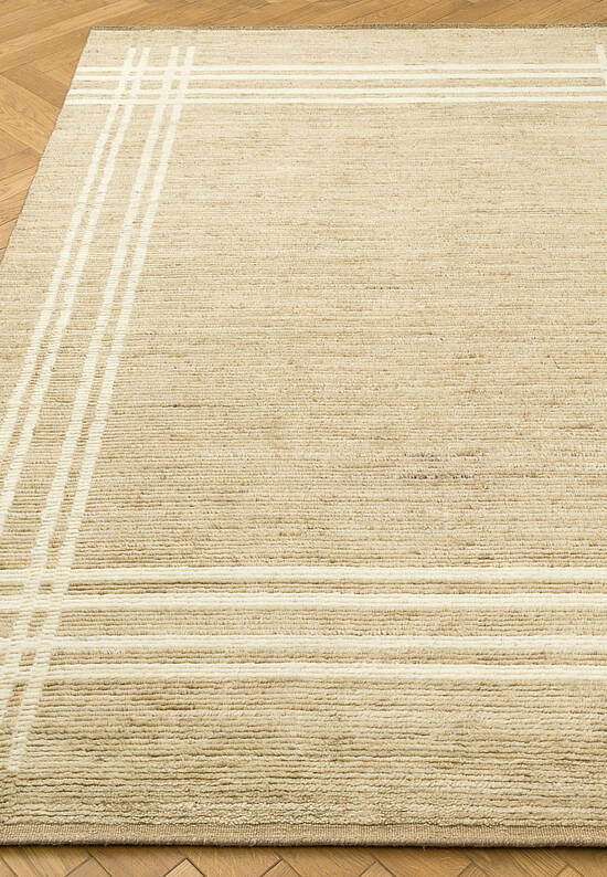 Однотонный ковер ручной работы HWL-172-Clay/Soft Beige