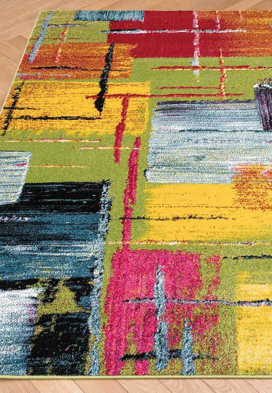 Недорогой синтетический ковер 2748-Multicolor