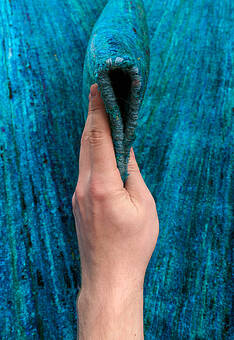 фактура ковра Crystal Firozi-Turquoise