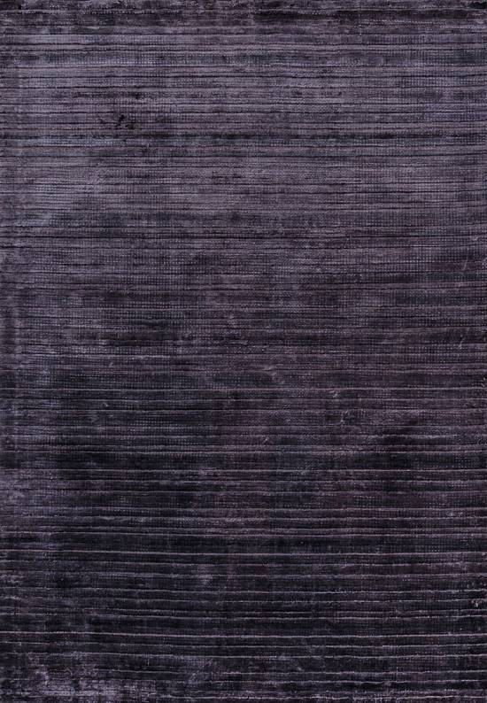 Однотонный ковер из вискозы 8005-Dark Grey