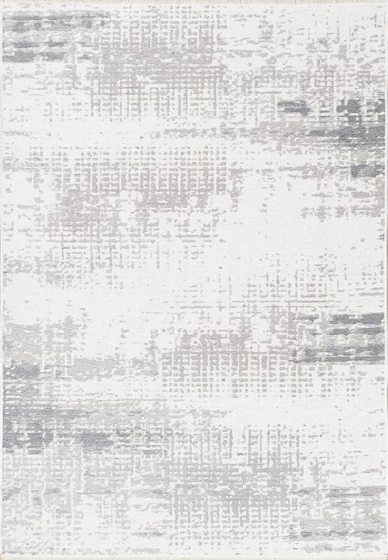 Двусторонний безворсовый ковер из шенилла NK 01 Cream Grey