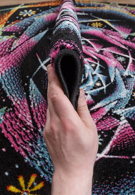 Недорогой синтетический ковер C012-Multicolor