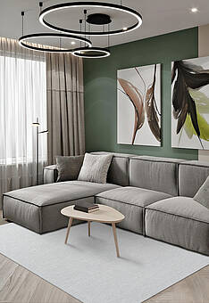 ковер в интерьере Castle RC1918-R03