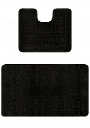 дизайн комплекта ковриков для ванной Confetti Bath Maximus Ethnic 2513 Black BQ