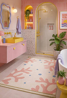 ковер в интерьере Lillaland Coral
