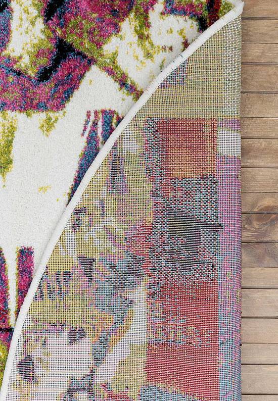 Недорогой синтетический ковер 2776-Multicolor