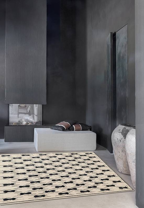Элитный ковер ручной работы Kilim Savannah Black 2