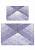 Сиреневый комплект ковриков для ванной комнаты и туалета Wall-Purple