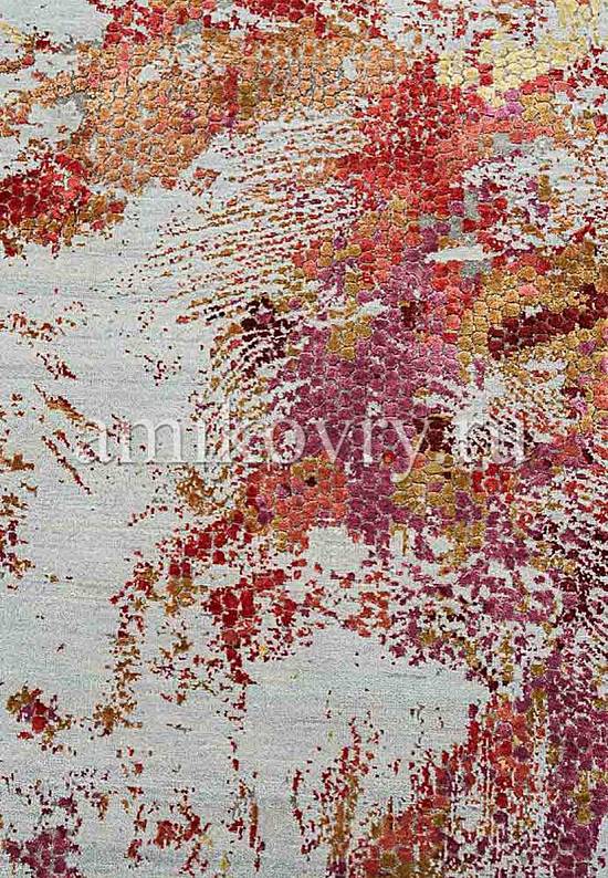 Элитный ковер ручной работы 11/11-RWB SRB-713-Blue Blush/Red Lacquer
