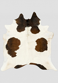 дизайн натуральной шкуры коровы Триколор херефорд коричневая 1194