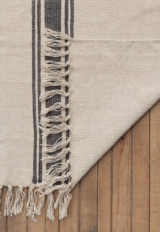 Безворсовый ковер из хлопка JHC-17-20 natural-grey
