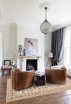 ковер в интерьере Prestige 8590-51053