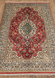 ковер в перспективе против ворса Kashmir kunstseide 252495-Kerman rot