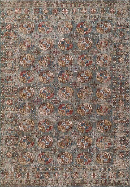 Винтажный безворсовый ковер LM6080-L399