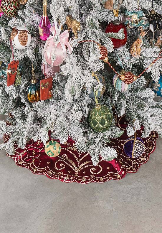 Коврик-юбка под ёлку