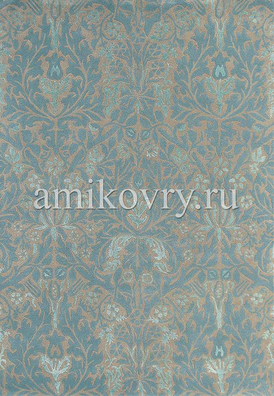 Изящный шерстяной ковер с цветочным узором Autumn Flowers-27508