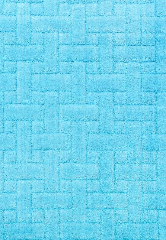 Бирюзовый коврик для ванной из хлопка CTN 06-Turquoise