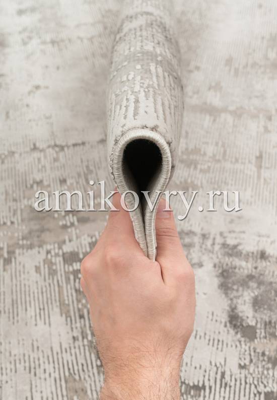 Пастельный ковер из вискозы и полиэстера 6365